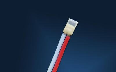 PT1000 class F0.15 up to 200°C with insulated stranded wires (red & white)