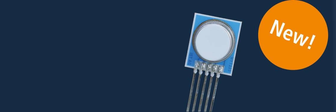 digital humidity and temperature module with an integrated micro-heater 