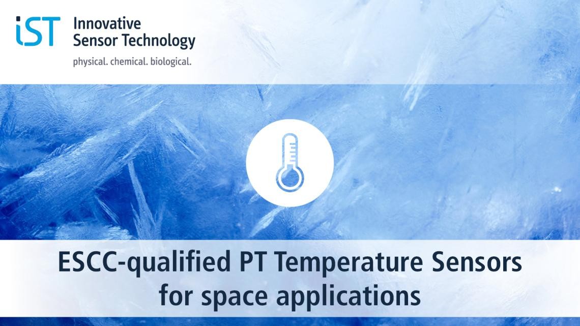 ESCC-qualified PT Temperature Sensors for space applications