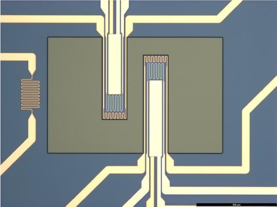 Piezoeresistive Si strain gauges