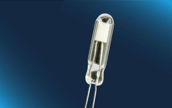 Temperature sensor in glass housing Wire-wound temperature sensor replacement