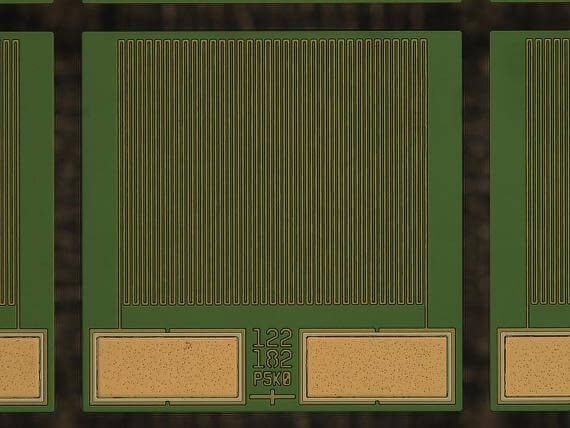 500 Ohm Pt on Si