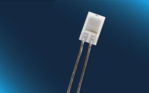 Thin-film platinum 1000 Ohm RTD component with Pt/Ni wires